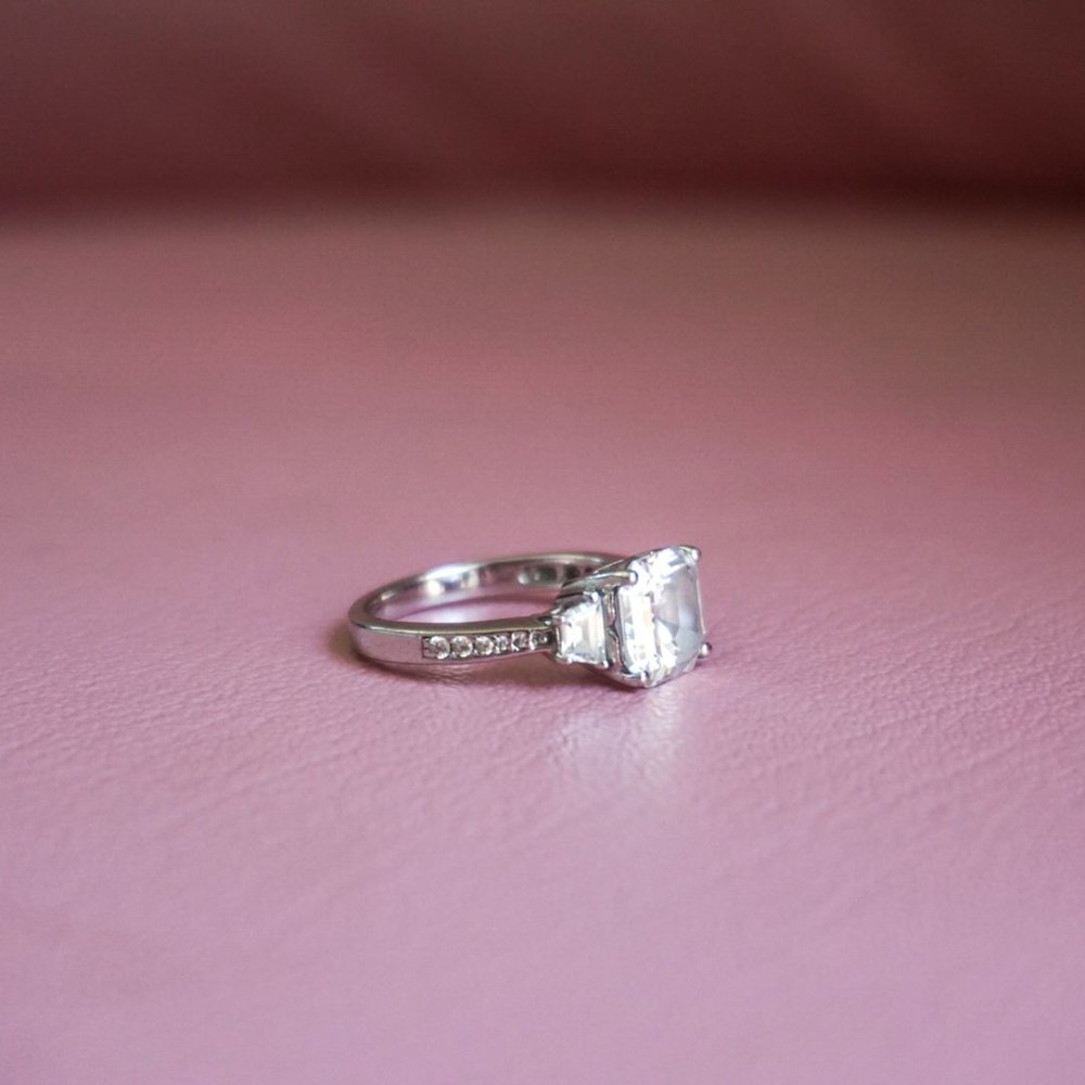 Three Stone Engagement Ring